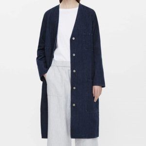 COS | oversized LONG denim coat